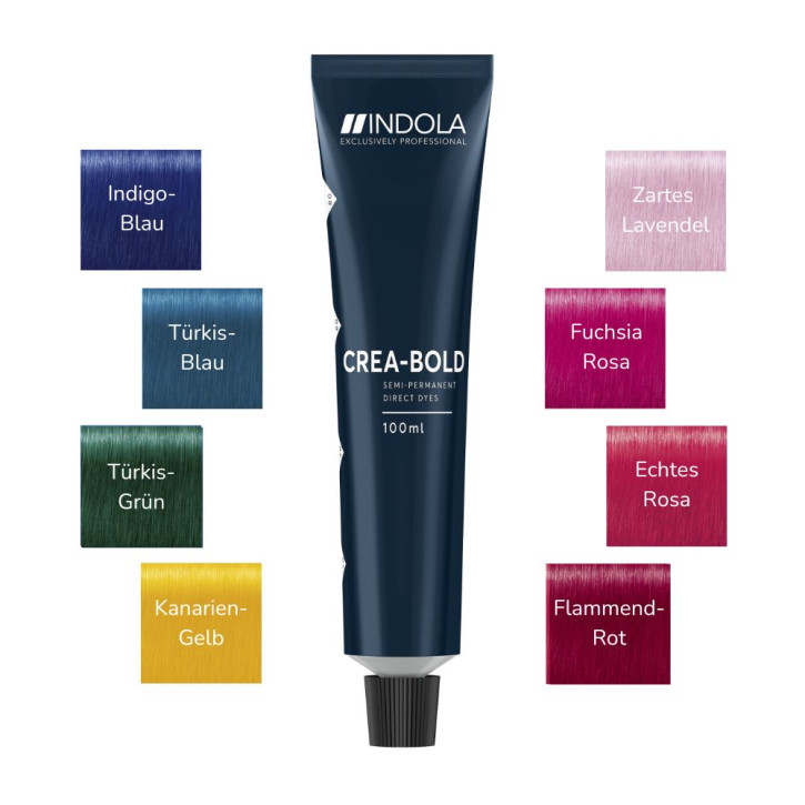 Indola Crea-Bold Semi-Permanent Direct Dye Kanariengelb 100ml
